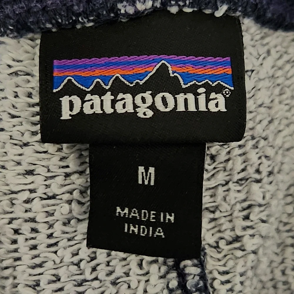 Patagonia Mahnya Pants Boys Medium Blue Fleece‎ Joggers 66590FA19